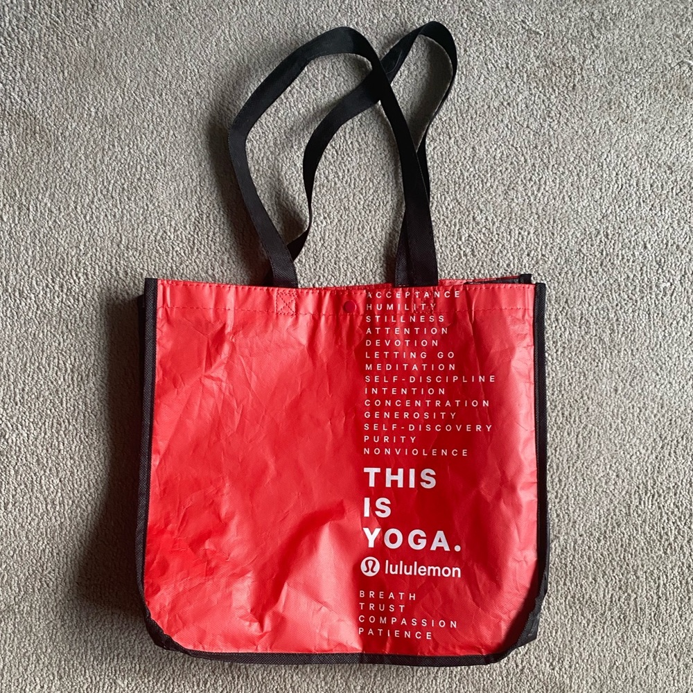 Large Lululemon Shopping Tote Bag
